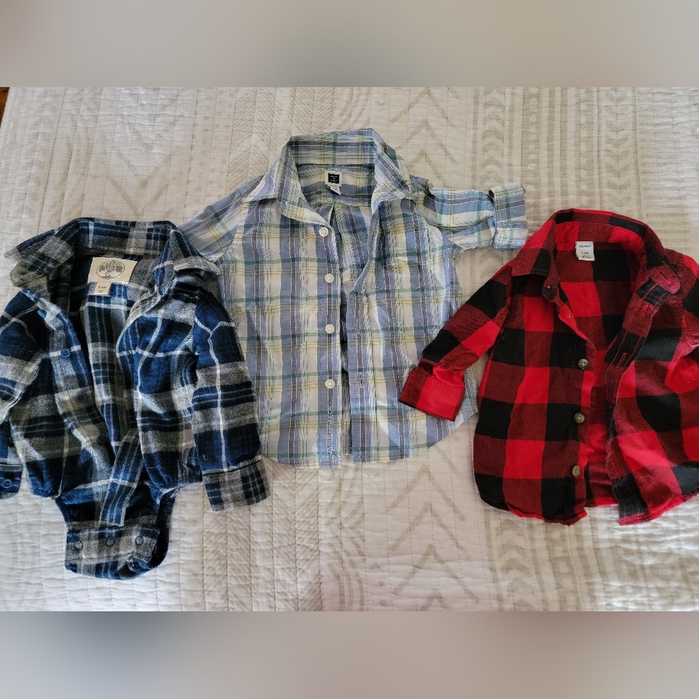 Boys 3-6 Button Down Shirts